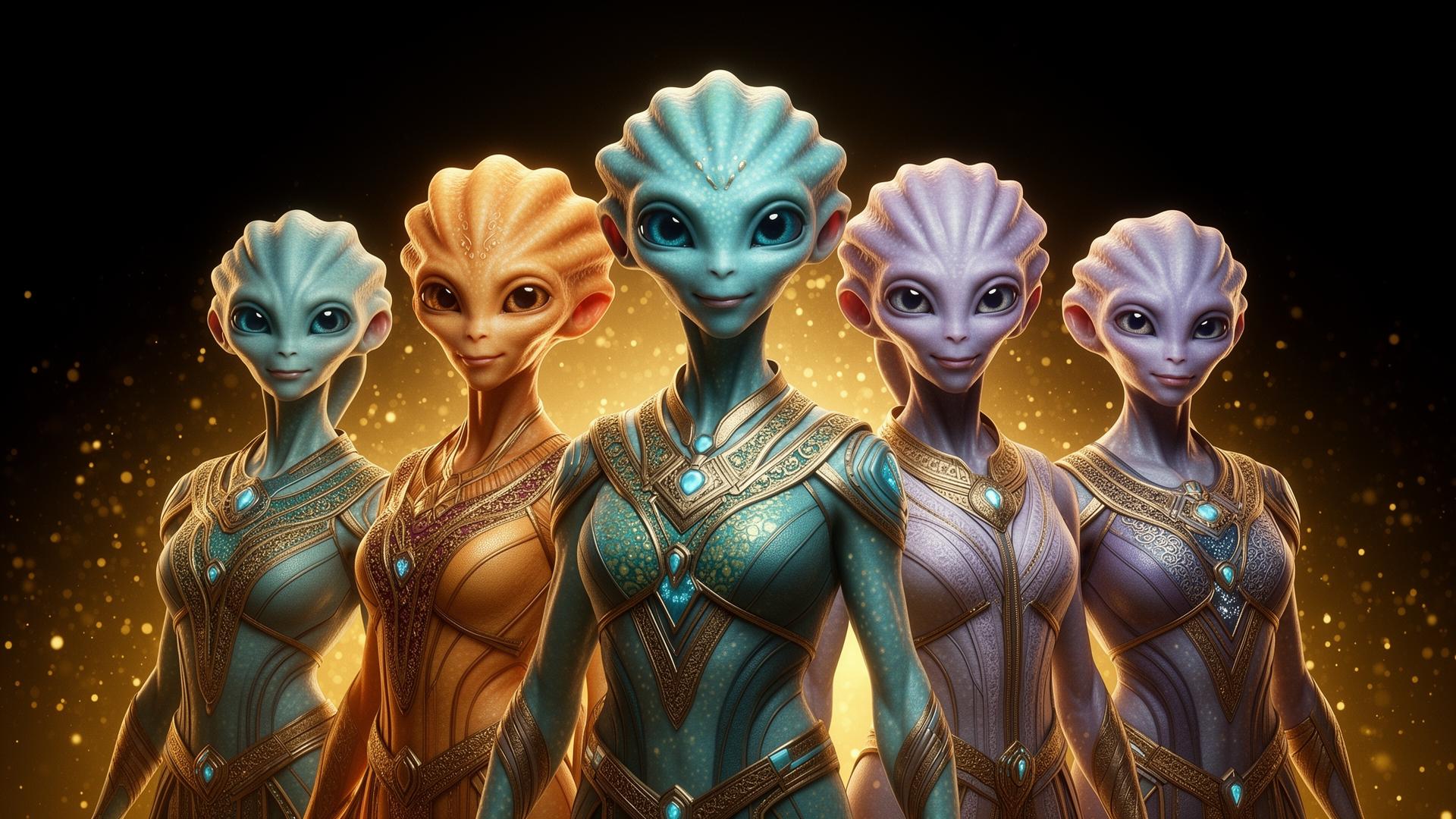 Workolo Alien Brand Ambassadors — the canonical five
